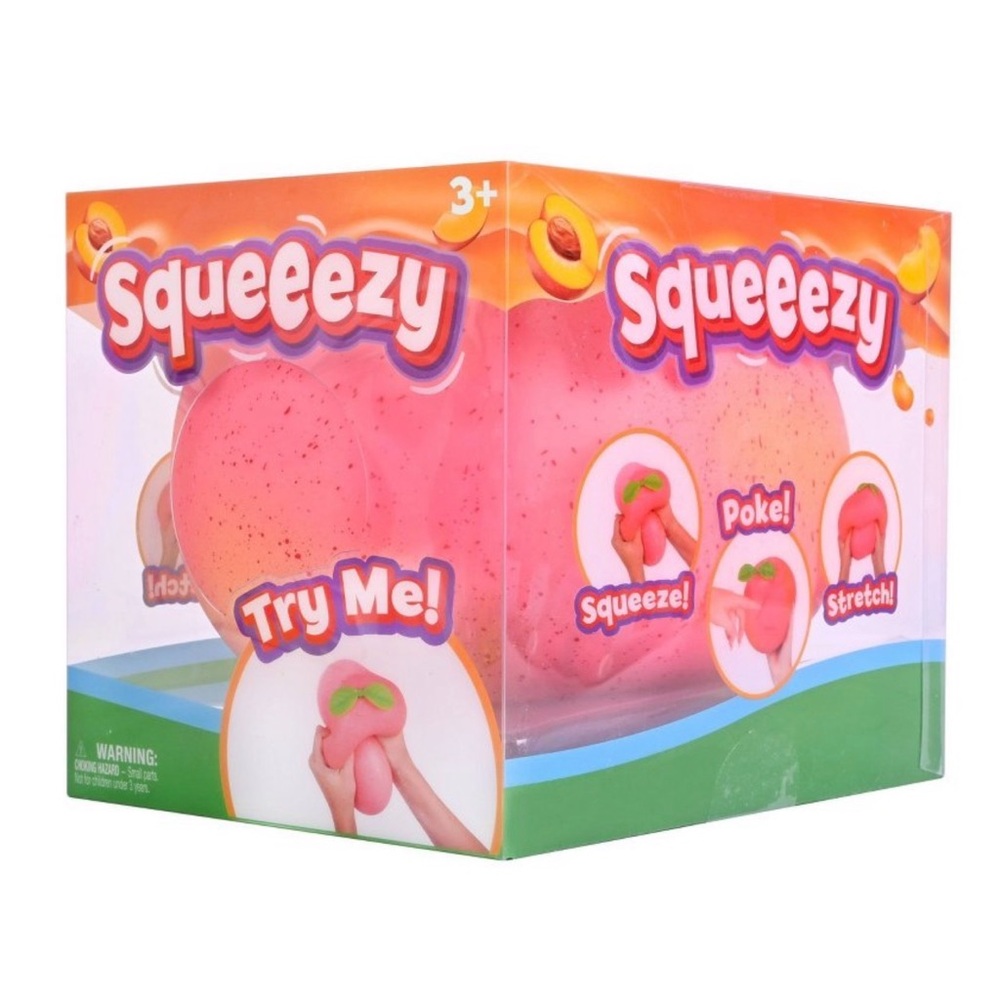 SHIPS TODAY! Peach TikTok Viral Sunny Days Squeezy Squishy Easter Fidget Toy NEW - Picture 5 of 5